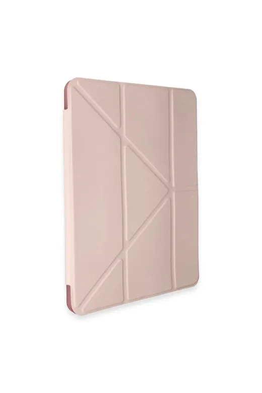 DGY STORE A045-3342 Huawei Honor Pad 9 Kılıf Kalemlikli Mars Tablet Kılıfı - Rose Gold