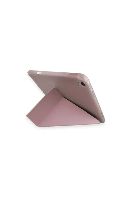 DGY STORE A045-3342 Huawei Honor Pad 9 Kılıf Kalemlikli Mars Tablet Kılıfı - Rose Gold