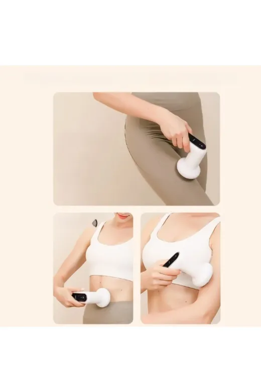 DGY STORE EmrDNM98741 5 Başlıklı Titreşimli Sıkılaştırıcı Masaj Makinesi