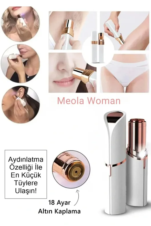 DGY STORE EmrJUO13IYECV Yüz Vucut Epilasyon Aleti - Bıyık Alma Epilatörü - Yüz Epilatör - Bıyık Tüy Alma Aleti