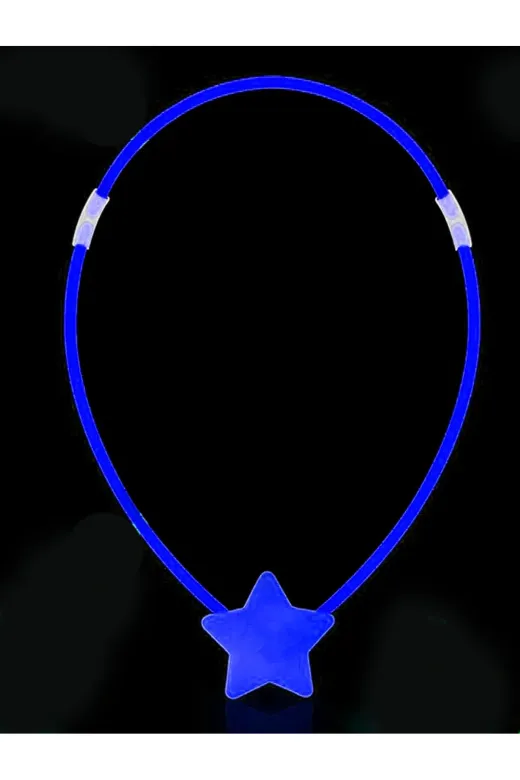 DGY STORE EmrK75T72488 Glow Stick Yıldız Kolye