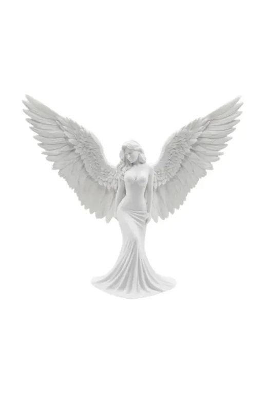 DGY STORE EmrTDUCZZZMELEKİNSAN Dekoratif Melek İnsan Figürlü 3D Heykel Biblo Modern Ev Dekoru