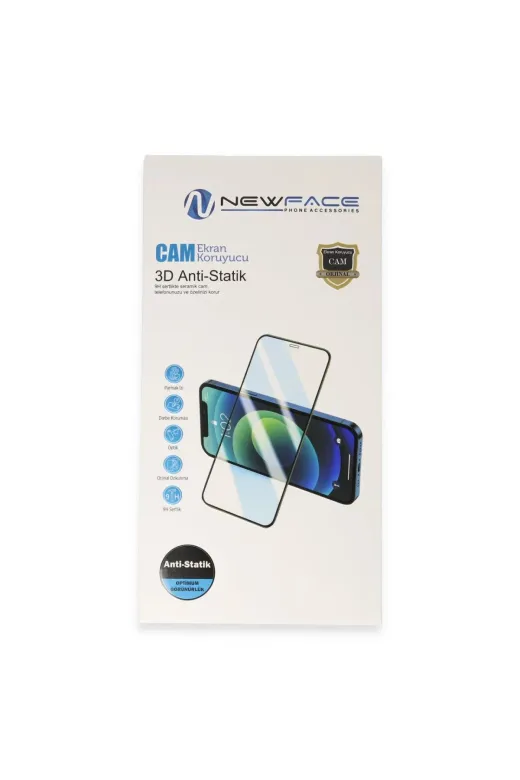 DGY STORE mptelA048-35682 İphone 12 Pro Max 3D Antistatik Cam Ekran Koruyucu
