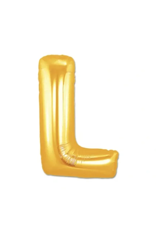 DGY STORE tkl70648 Altın Sarısı Folyo Harf Balon 1 Metre