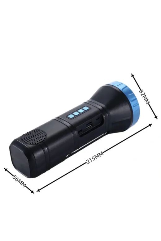 DGY STORE tkl96040 Güneş Enerjili Bluetooth Radyo Özellikli Kamp El Feneri