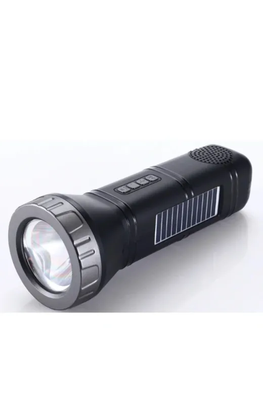 DGY STORE tkl96040 Güneş Enerjili Bluetooth Radyo Özellikli Kamp El Feneri
