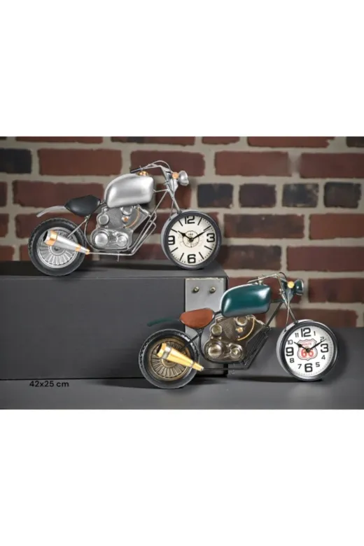 DGY STORE tkl99082 Klasik Motor Tasarımlı Masaüstü Saat