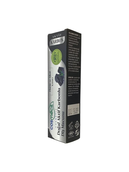 diş652602052 Doğal Aktif Karbonlu Diş Macunu 125 Gr