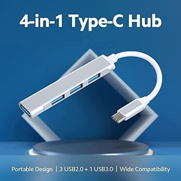 Diğer 109684279 Type-C Usb 3.1 Den 4 Adet Usb 3.0 Hub Usb Çoğaltıcı Otg Çoğaltıcı Adaptörü
