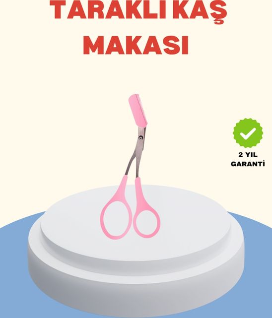 Diğer 109840145 Profesyonel Taraklı Kaş Makası Evde Ve Salon Kullanımına Uygun