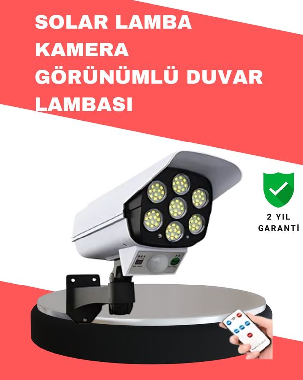 Diğer 111348064 Pvc+Pc Malzemeli, 2'si 1 Arada Güvenlik Lambası Ayarlanabilir Başlık Ve Panel Açısı
