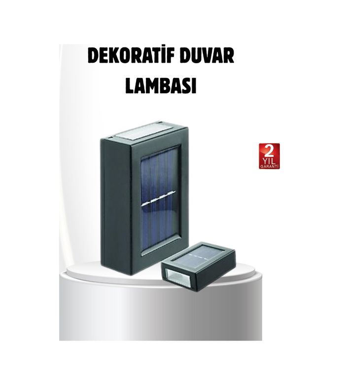 Diğer 111348189 Solar Güçlü 6 Led Dış Mekan Lambası Otomatik Aç/kapa Işık Sensörlü Aydınlatma
