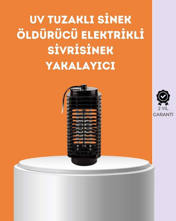 Diğer 111350439 Kimyasal İçermeyen Uv Işıklı Böcek Ve Sivrisinek Kapanı Güvenli Kullanım