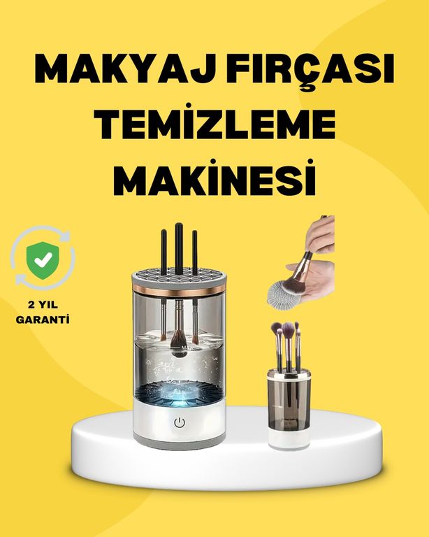 Diğer 111476145 Tüm Boyutlara Uygun Otomatik Makyaj Fırçası Yıkama Cihazı