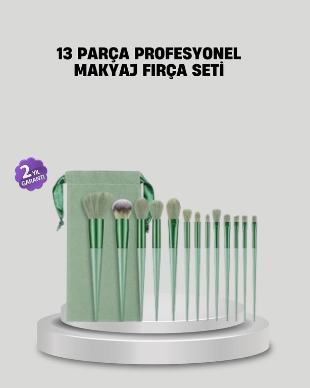 Diğer 111476159 Profesyonel Makyaj Fırça Seti Yumuşak Kıllı Taşınabilir Çantalı