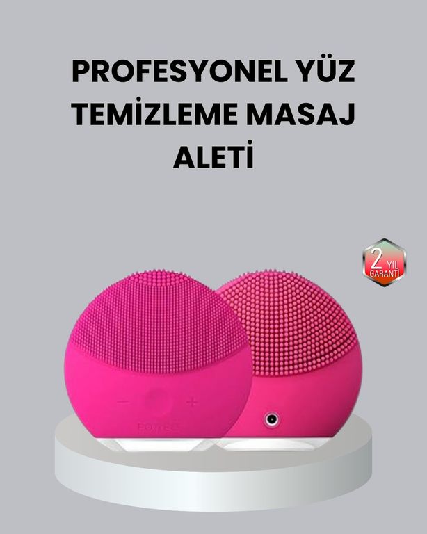 Diğer 111477116 3 Fonksiyonlu Yüz Temizleme Ve Masaj Cihazı Su Geçirmez, Şarjlı, Ölü Deri Temizleyici Ve Cilt Yenileyici