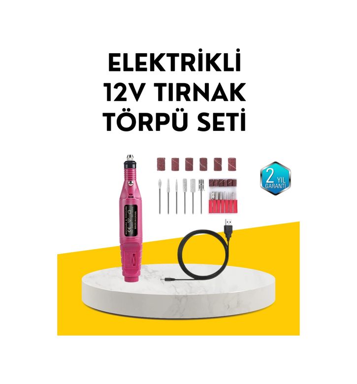 Diğer 111481059 Usb Şarjlı Çok Fonksiyonlu Tırnak Bakım Cihazı