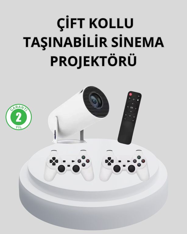 Diğer 111650375 Wi-Fi 6 Ve Bluetooth 5.0 Destekli 4K Akıllı Projeksiyon Cihazı