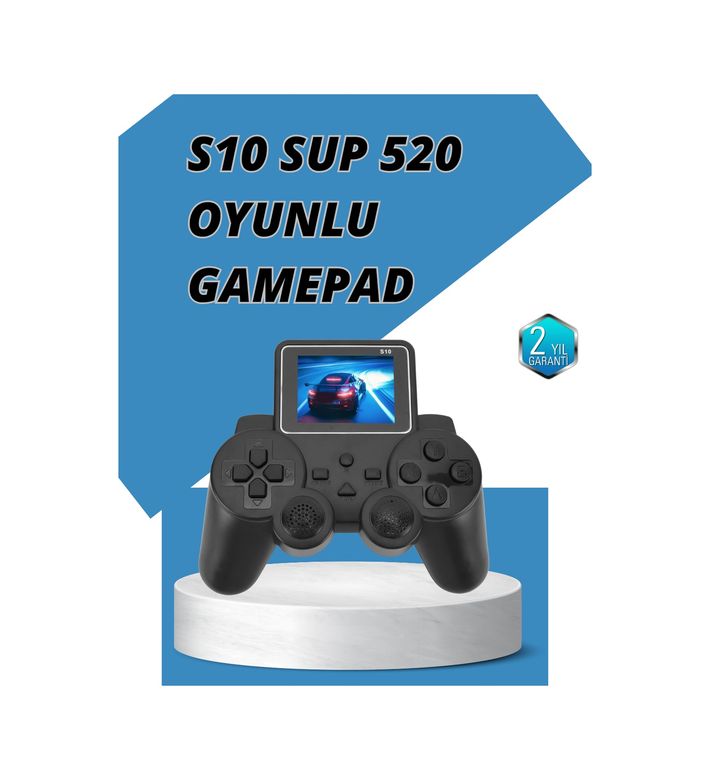 Diğer 114646370 S10 Gamepad Hdmı Tv Bağlantılı 520 Klasik Retro Oyun 2025 Seri