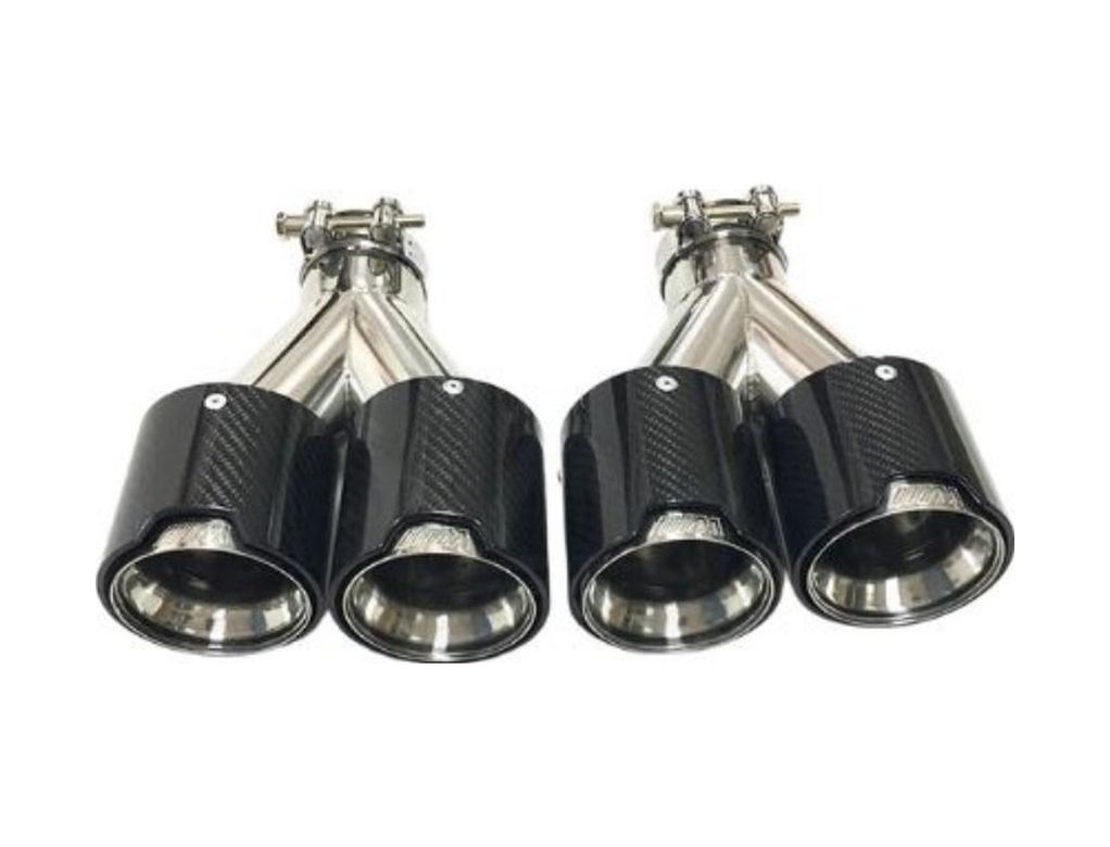 Diğer 117299054 Akrapoviç Ekzoz Ucu Parlak Karbon 4Lü Sağ Ve Sol Bmw M Model 90Mm