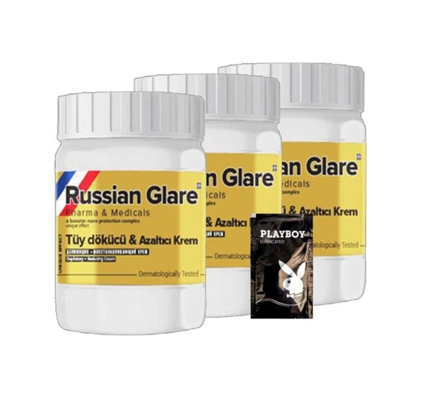 Diğer 118239112 Rusian Glare Tüy Kremi Nano 3 Adet X 50 Ml Rus Merhemi + Yanında Jel