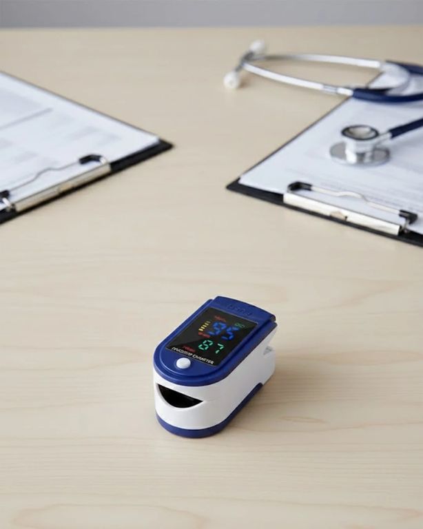 Diğer 119154730 Kolay Kullanımlı Parmak Tipi Pulse Oksimetre Ev Tipi Kullanım
