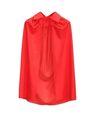 Diğer 119854457 Mey İthalat Kırmızı Renk Yakalı Pelerin Çocuk Boy 90 Cm