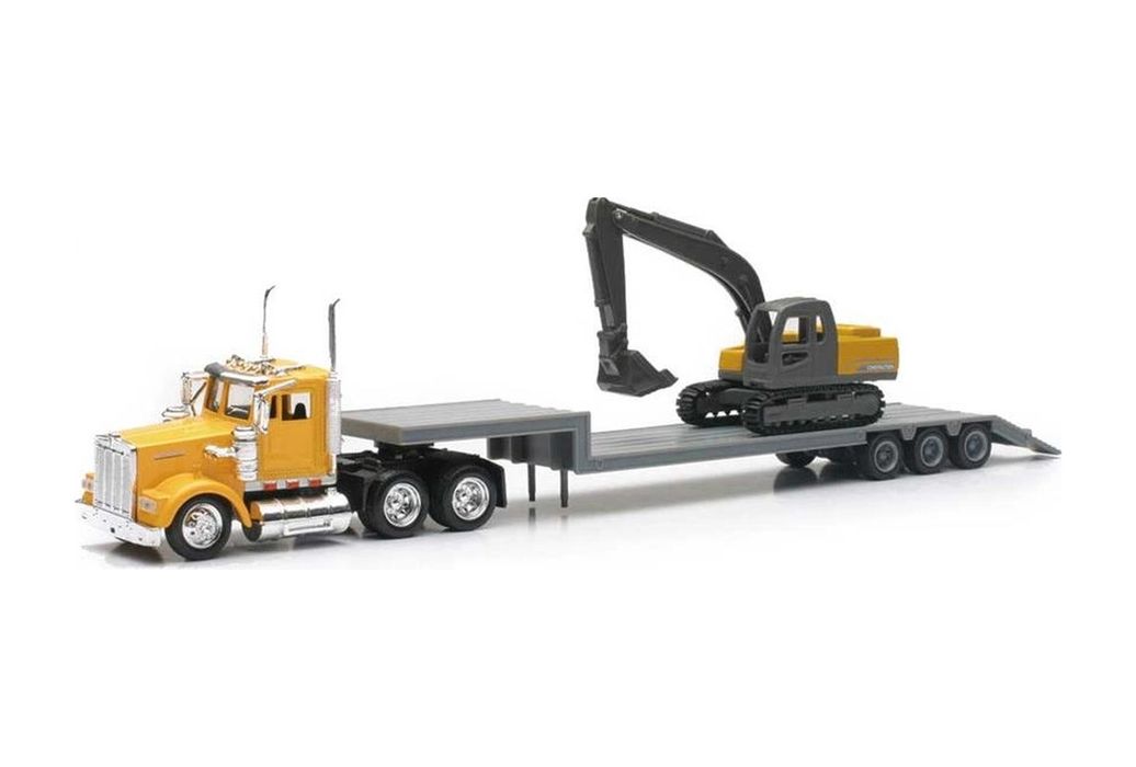 Diğer 120073875 Mey İthalat 1:43 Long Haul Kenworth Taşıyıcı Tır Ve Ekskavatör