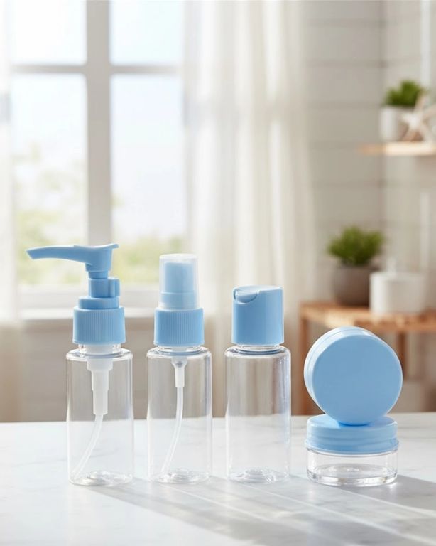Diğer 120629725 Mey İthalat 30 Ml 5 Li Seyahat Boy Kozmetik Organizer Seti