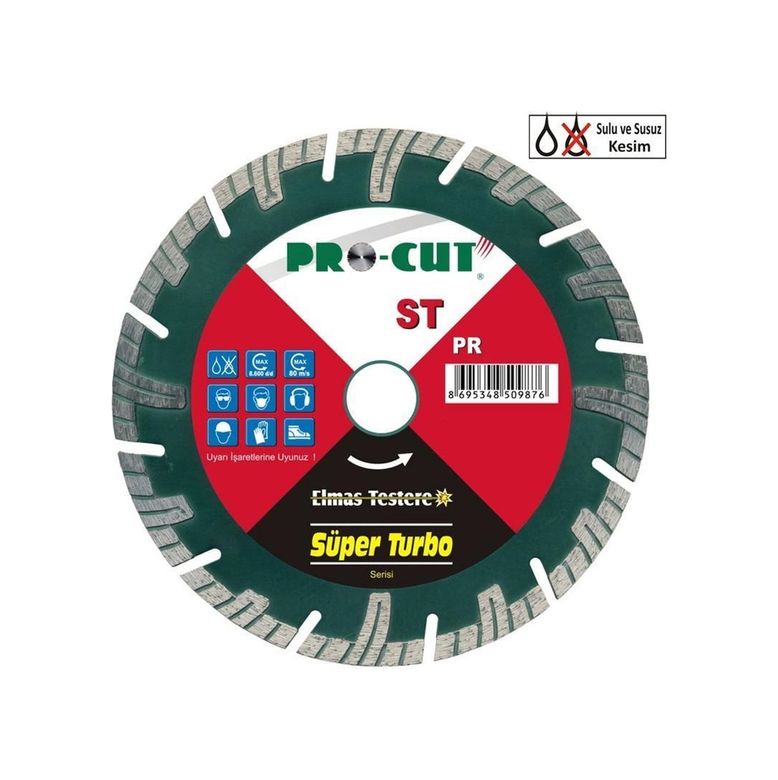 Diğer 122105405 Mey İthalat Procut St 230 Mm Süper Turbo Elmas Testere
