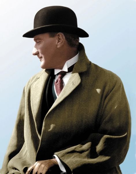 Diğer 123780626 Mey İthalat Siyah Renk Atatürk Şapkası