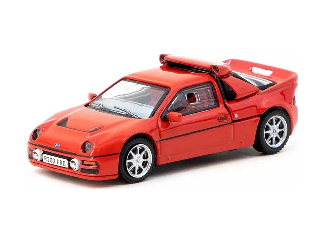 Diğer 123783016 Mey İthalat Works 1/64 Ford Rs200 Red