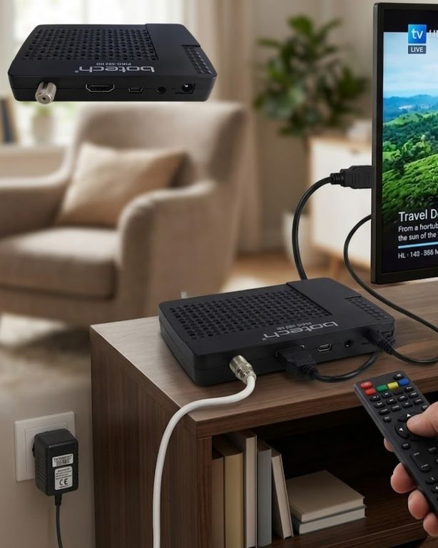 Diğer 123848909 1080P Hd Görüntü Kaliteli Uydu Alıcı Hdmı Çıkışlı Usb Destekli Kolay Kurulum