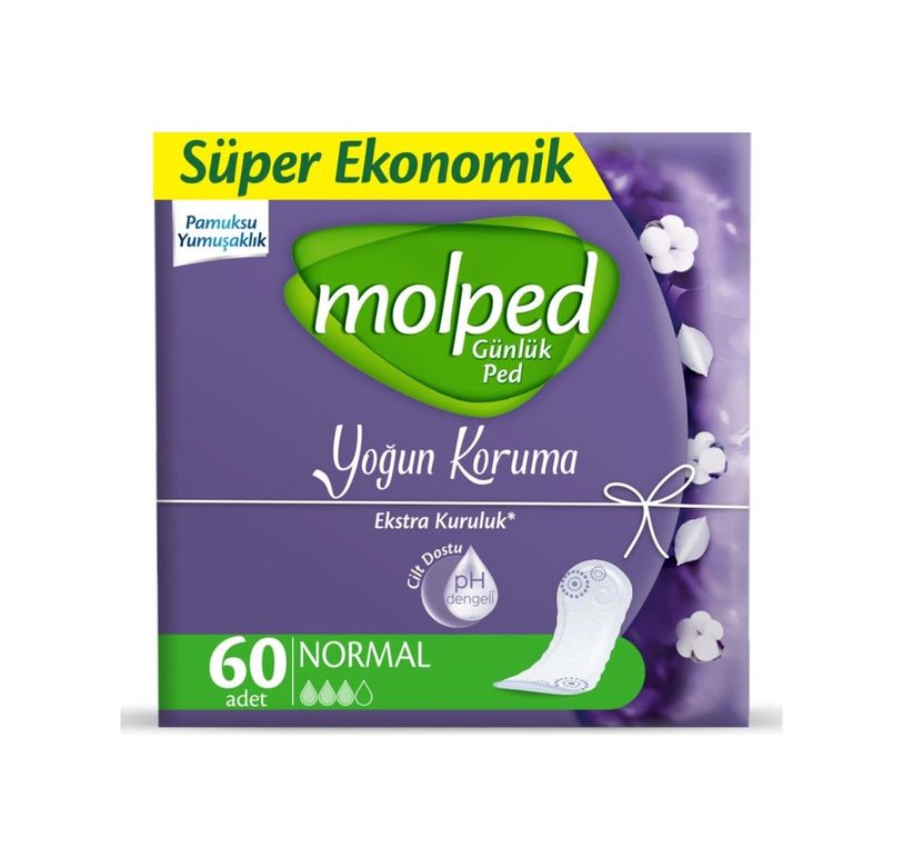 Diğer 124873873 Mey İthalat Günlük Ped Yoğun Koruma Süper Eko 60 Adet