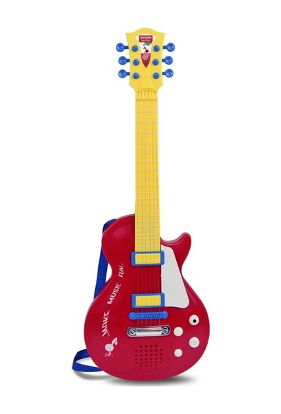 Diğer 124951369 Mey İthalat Elektronik Tuşlu Ve Telli Askılı Kırmızı Gitar
