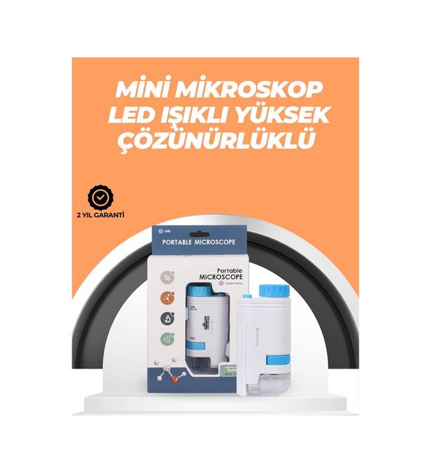 Diğer 124971542 Mey İthalat Portatif El Mikroskop Led Işıklı, Aynı Anda Net Odaklama