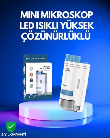 Diğer 124971572 Mey İthalat Pmma Optik Lensli Kompakt Taşınabilir Mikroskop