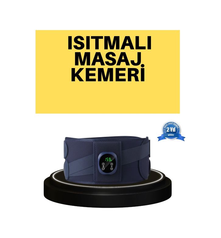 Diğer 125043411 Mey İthalat Dijital Ekranlı Isıtmalı Masaj Kemeri Bel Çevresi 100 Cm Altı İçin Uygun