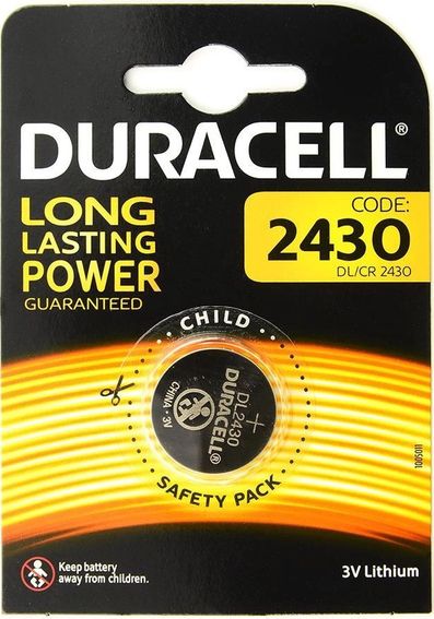 Diğer 125077152 Mey İthalat Duracell Yuvarlak Düğme Pil 2430 3 Volt