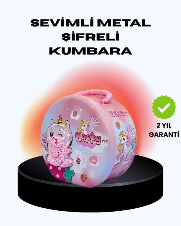 Diğer 125119851 Mey İthalat Mini Çocuk Para Kasası Gizli Saklama Ve Birikim Kutusu