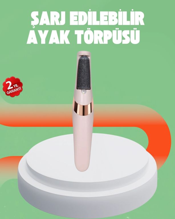 Diğer 125228184 Mey İthalat Elektrikli Ayak Törpüsü Usb Şarjlı Nasır Ve Kallus Giderici