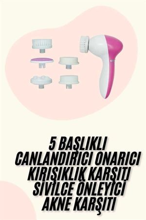 Diğer 125249655 Mey İthalat 5 Başlıklı Titreşimli Cilt Temizleme Seti Canlandırıcı Ve Onarıcı