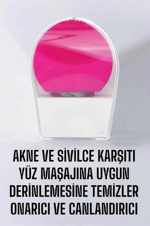 Diğer 125249660 Mey İthalat Profesyonel Yüz Temizleme Masaj Aleti Su Geçirmez, Kablosuz Şarj Özellikli Kolay Temizlenebilir