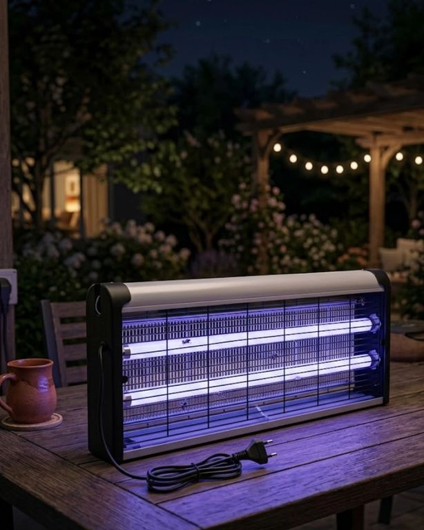 Diğer 125253129 Mey İthalat Uv Işıklı Elektrikli Sinek Savar 10W Sessiz Haşere Öldürücü Lamba