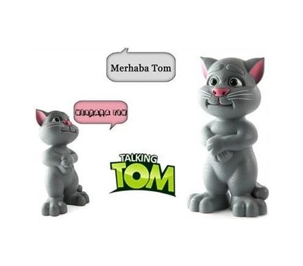 Diğer 125381814 Mey İthalat 588-7 Robot Kedi Tom -Etm