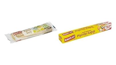 Diğer 126591598 Ekstra Güçlü Limon Kokulu Büzgülü Orta Boy 15'li Çöp Torbası 55 X 60 Cm Ve Hazır Kesilmiş 16 Adet Pişirme Kağıdı 1 X 16 Adet