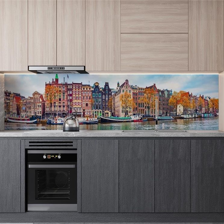 Diğer 126591935 Mutfak Tezgah Arası Folyo Kaplama Folyosu Amsterdam 60X100 Cm