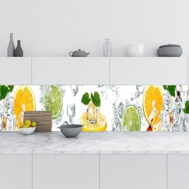Diğer 126591988 Mutfak Tezgah Arası Folyo Kaplama Folyosu Meyve Su 60X300 Cm
