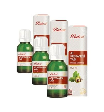 Diğer 126592013 Balen Atkestanesi Yağı Soğuk Pres 3 Paketi