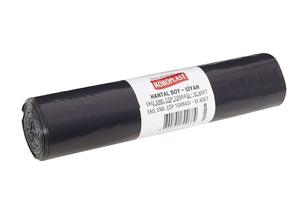 Diğer 126592502 Ekonomik Endüstriyel Çöp Torbası Hantal Siyah 10 Lu 100 150 Cm, Kalın & Yırtılmaz, Sızdırmaz, Çift Katlı, Geri Dönüştürülebilir, Fabrika, Depo, Kafe, Otel, İnşaat Alanı, Hastane, Bahçe